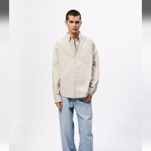 NWT Zara x Rhuigi Poplin Shirt, Size M